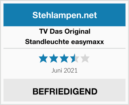 TV Das Original Standleuchte easymaxx Test