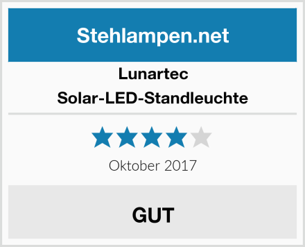 Lunartec Solar-LED-Standleuchte Test