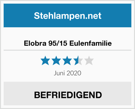  Elobra 95/15 Eulenfamilie Test