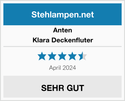 Anten Klara Deckenfluter Test