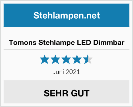  Tomons Stehlampe LED Dimmbar Test