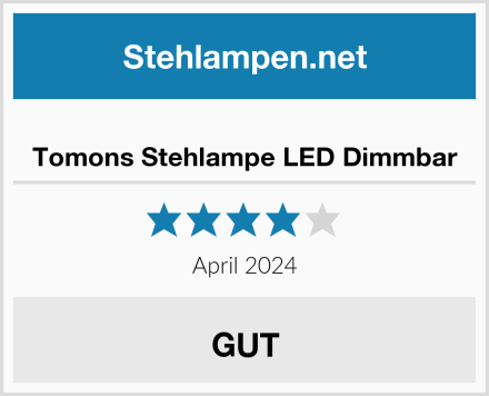  Tomons Stehlampe LED Dimmbar Test