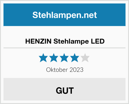  HENZIN Stehlampe LED Test