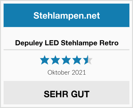  Depuley LED Stehlampe Retro Test