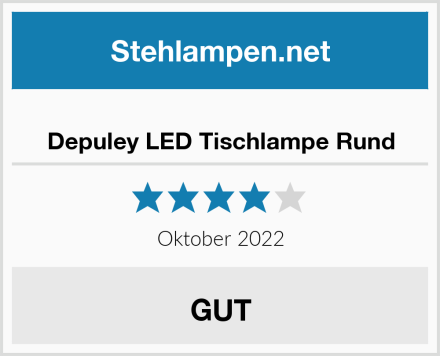  Depuley LED Tischlampe Rund Test