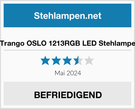  Trango OSLO 1213RGB LED Stehlampe Test