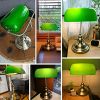  Newrays Green Glass Bankers Schreibtischlampe